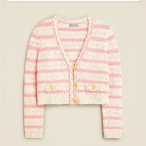 NWT J Crew Space-dyed sweater lady jacket. - Picture 2 of 3